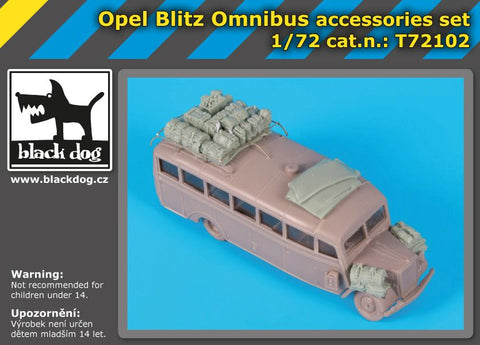ブラックドッグ T72102 1/72 オペル・ブリッツ オムニバス アクセサリーセット ( ローデン用)