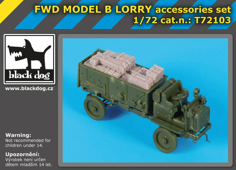 ブラックドッグ T72103 1/72 FWD モデルB ローリー アクセサリーセット ( ローデン用)