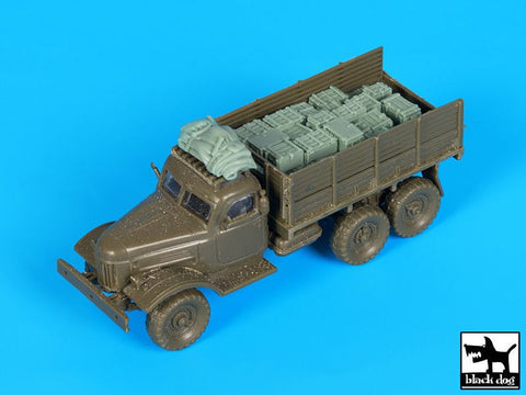 ブラックドッグ T72104 1/72 Zil 157 ソビエト 軍用 トラック アクセサリーセット ( トランぺッター用)