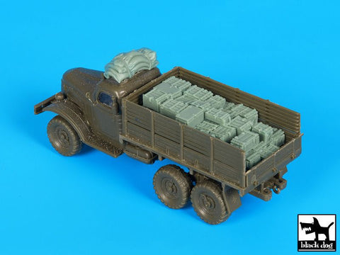 ブラックドッグ T72104 1/72 Zil 157 ソビエト 軍用 トラック アクセサリーセット ( トランぺッター用)