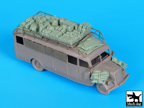 ブラックドッグ T72105 1/72 オペル3.6-47 オムニバス シュタブワーゲン用 アクセサリーセット ( ローデン用)