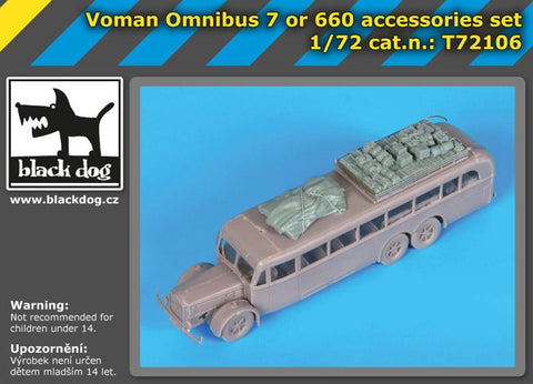 ブラックドッグ T72106 1/72 フォーマン オムニバス 7 or 660 アクセサリーセット ( ローデン用)