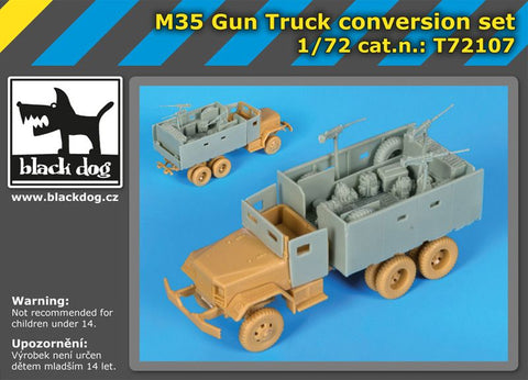 ブラックドッグ T72107 1/72 M 35 ガン トラック コンバージョンセット ( アカデミー用)