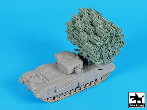 ブラックドッグ T72109 1/72 チャーチル MK IV用 粗朶束フレーム ( ドラゴン用)
