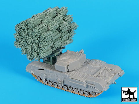 ブラックドッグ T72109 1/72 チャーチル MK IV用 粗朶束フレーム ( ドラゴン用)