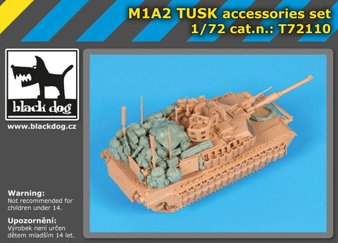 ブラックドッグ T72110 1/72 M1A2 TUSK アクセサリーセット ( タイガーモデル用)