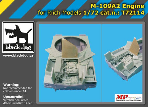 ブラックドッグ T72114 1/72 M-109 A 2 エンジン ( リッチモデル用)
