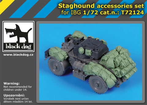 ブラックドッグ T72124 1/72 スタッグハウンド アクセサリーセット ( RPM用)