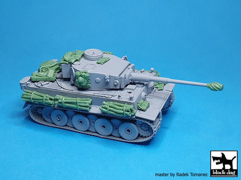 ブラックドッグ T72130 1/72 タイガー I アクセサリーセット (ドラゴン用)