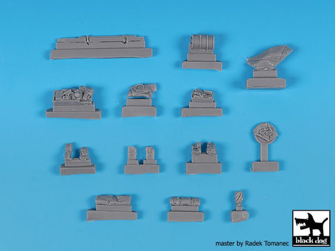 ブラックドッグ T72132 1/72 ヤークトパンサー アクセサリーセット (ズベズダ用)