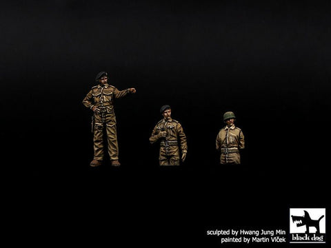 ブラックドッグ T72136 1/72 イギリス WW II 戦車 クルー (汎用)