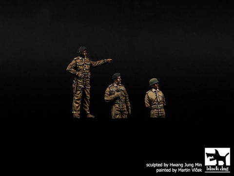 ブラックドッグ T72136 1/72 イギリス WW II 戦車 クルー (汎用)