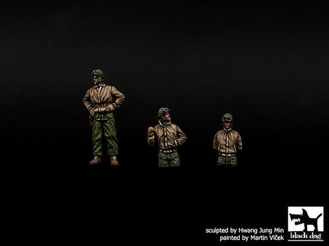 ブラックドッグ T72138 1/72 アメリカ WW II 戦車 クルー (汎用)