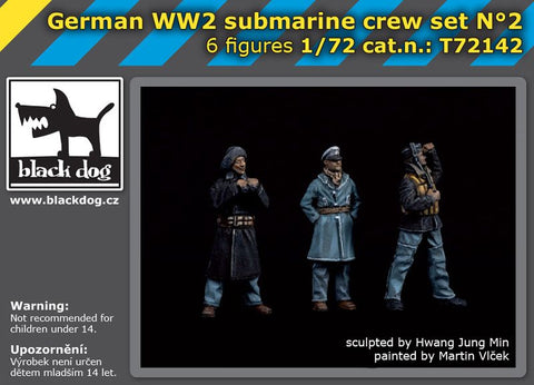 ブラックドッグ T72142 1/72 ドイツ WWII 潜水艦クルーセット No.2