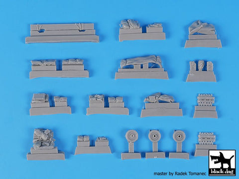 ブラックドッグ T72145 1/72 Sd. Kfz 184 フェルディナンド アクセサリーセット(ズベズダ用)
