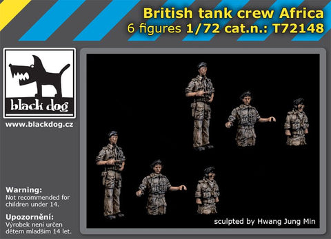 ブラックドッグ T72148 1/72 イギリス 戦車兵 北アフリカ フィギュア
