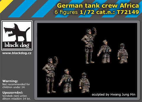 ブラックドッグ T72149 1/72 ドイツ 戦車兵 北アフリカ フィギュア