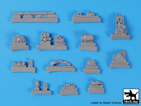 ブラックドッグ T72150 1/72 ドイツ V号戦車 パンサーG型 アクセサリーセット (ハセガワ用)