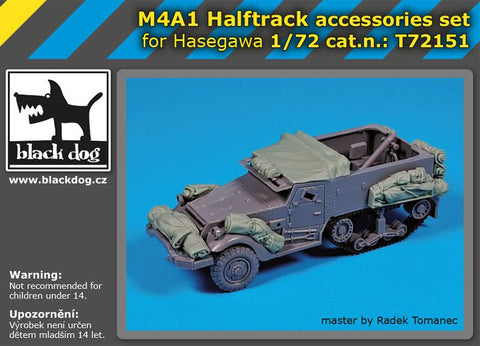 ブラックドッグ T72151 1/72 M4A1 ハーフトラック アクセサリー (ハセガワ用)