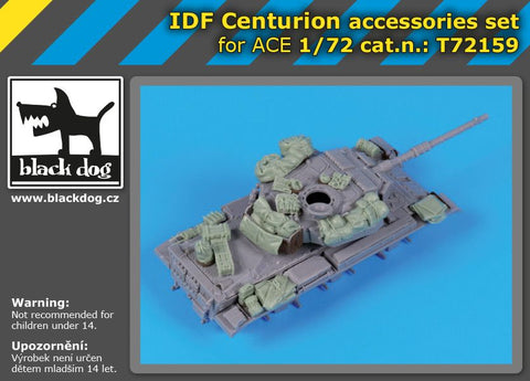 ブラックドッグ T72159 1/72 イスラエル センチュリオン アクセサリーセット(エース用)
