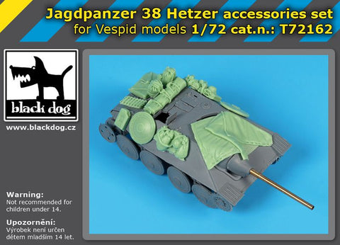 ブラックドッグ T72162 1/72 ヤークトパンサー 38 ヘッツァー アクセサリーセット(ヴェスピッドモデル用)