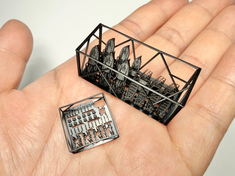 MUYIモデル G700121 1/700 ドイツ海軍シャルンホルスト船上ボート