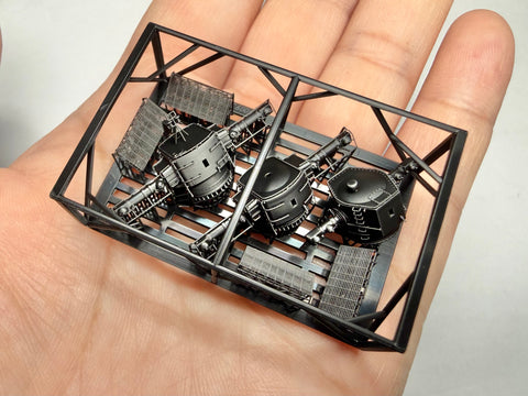 MUYIモデル G350093 1/350 トランペッター社製キット用:ドイツ海軍戦艦ビスマルク 7m/10.5m測距儀