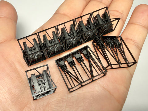 MUYIモデル G350117 1/350 ドイツ海軍シャルンホルスト (1943) 兵器グループ B