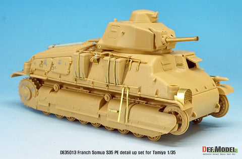 DEFモデル DE35013 1/35 WWII フランス ソミュア S35 ベーシックエッチングパーツセット (タミヤ用)