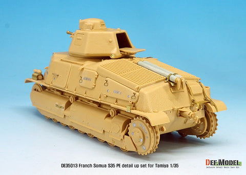 DEFモデル DE35013 1/35 WWII フランス ソミュア S35 ベーシックエッチングパーツセット (タミヤ用)
