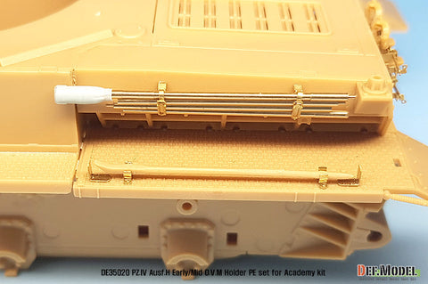DEFモデル DE35020 1/35 IV号戦車H型初期-中期 OVMホルダーセット (アカデミー/ 他キット用)