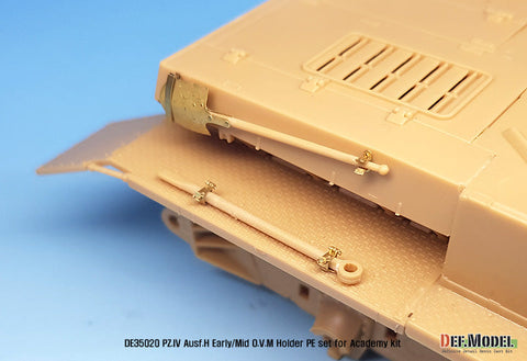 DEFモデル DE35020 1/35 IV号戦車H型初期-中期 OVMホルダーセット (アカデミー/ 他キット用)
