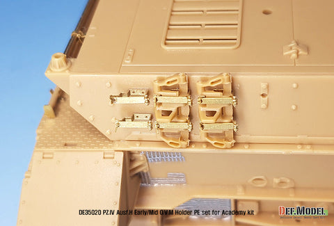 DEFモデル DE35020 1/35 IV号戦車H型初期-中期 OVMホルダーセット (アカデミー/ 他キット用)