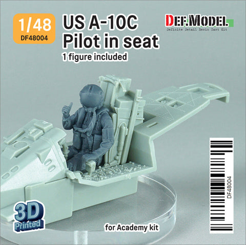 DEFモデル DF48004 1/48 アメリカ A-10C パイロット 着座姿勢(アカデミー 用)