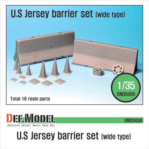 DEFモデル DM35006 1/35 アメリカ ジャージーバリアーセット (ワイドタイプ)
