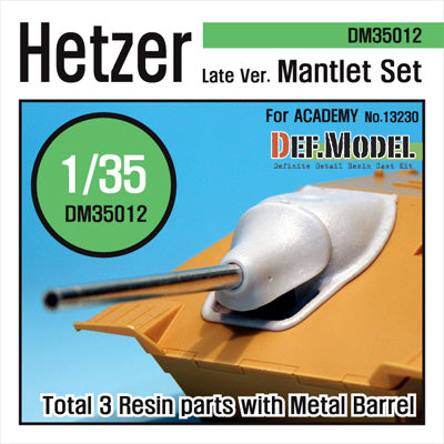 DEFモデル DM35012 1/35 ヘッツァー 後期型防盾セット(アカデミー用)