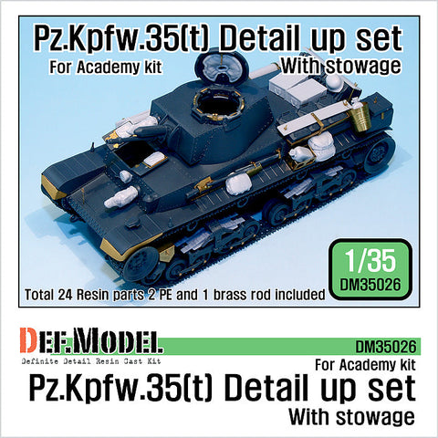 DEFモデル DM35026 1/35 スコダ 35(t) ディテールアップセット (アカデミー用)