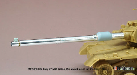 DEFモデル DM35080 1/35 韓国陸軍 K2 ブラックパンサー 金属砲身セット (アカデミー用)