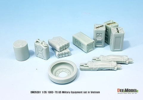 DEFモデル DM35091 1/35 ベトナム戦争 アメリカ軍 装備品セット (各社対応)