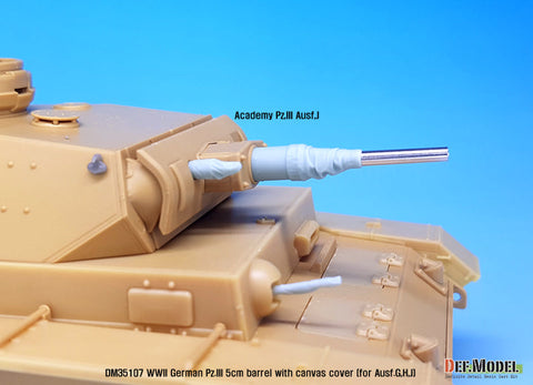 DEFモデル DM35107 1/35 WWII ドイツ III号戦車G/H/J型 アフリカ軍団ダミージェリカンセット (各社対応)