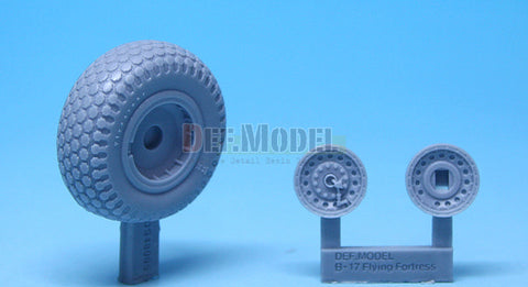 DEFモデル DS48005 1/48 B-17F/G フライングフォートレス 自重変形タイヤ 3 (レベル用)