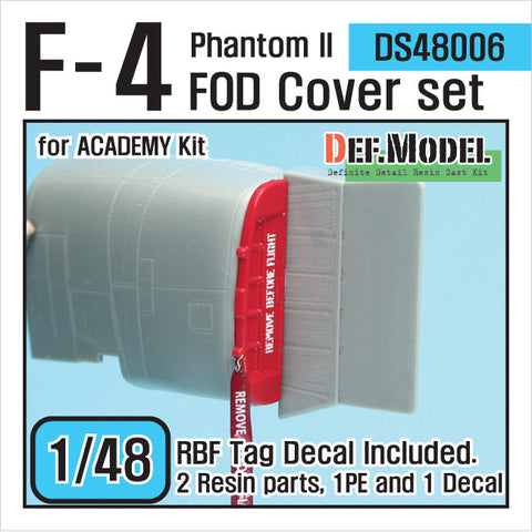DEFモデル DS48006 1/48 F-4B/C/D ファントムII FOD カバーセット (アカデミー用)