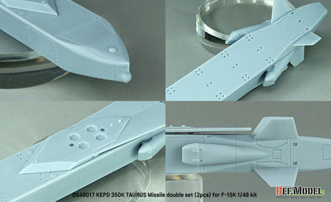 DEFモデル DS48017 1/48 KEPD 350K TAURUS ミサイル ダブルセット (2個入り) (F-15K用)
