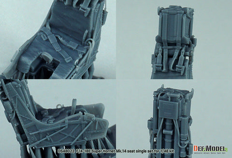 DEFモデル DS48022 1/48 F/A-18E スーパーホーネット Mk.14イジェクションシート 単座(モンモデル/ハセガワ 他キット用)