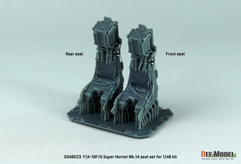 DEFモデル DS48023 1/48 F/A-18F スーパーホーネット、EA-18G グラウラー Mk.14イジェクションシート 複座 (モンモデル/ハセガワ 他キット用)
