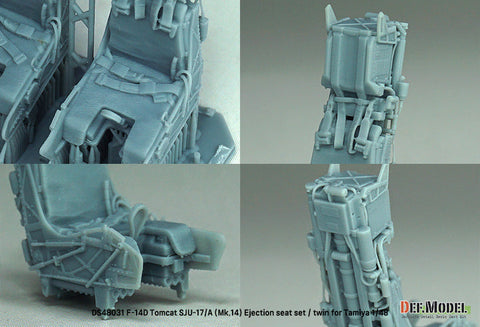 DEFモデル DS48031 1/48 F-14D トムキャット SJU-17/A (Mk.14用) イジェクションシート(タミヤ用)