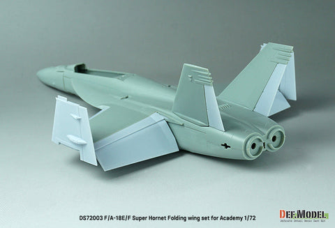 DEFモデル DS72003 1/72 F/A-18E/F スーパーホーネット フォールディングウイングセット (アカデミー用)