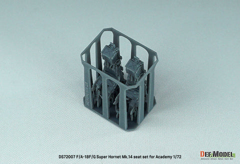 DEFモデル DS72007 1/72 F/A-18F/G スーパーホーネット Mk.14 イジェクションシート(アカデミー用)