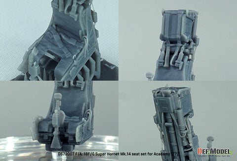 DEFモデル DS72007 1/72 F/A-18F/G スーパーホーネット Mk.14 イジェクションシート(アカデミー用)