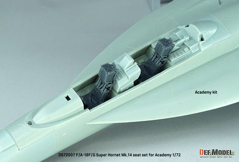 DEFモデル DS72007 1/72 F/A-18F/G スーパーホーネット Mk.14 イジェクションシート(アカデミー用)